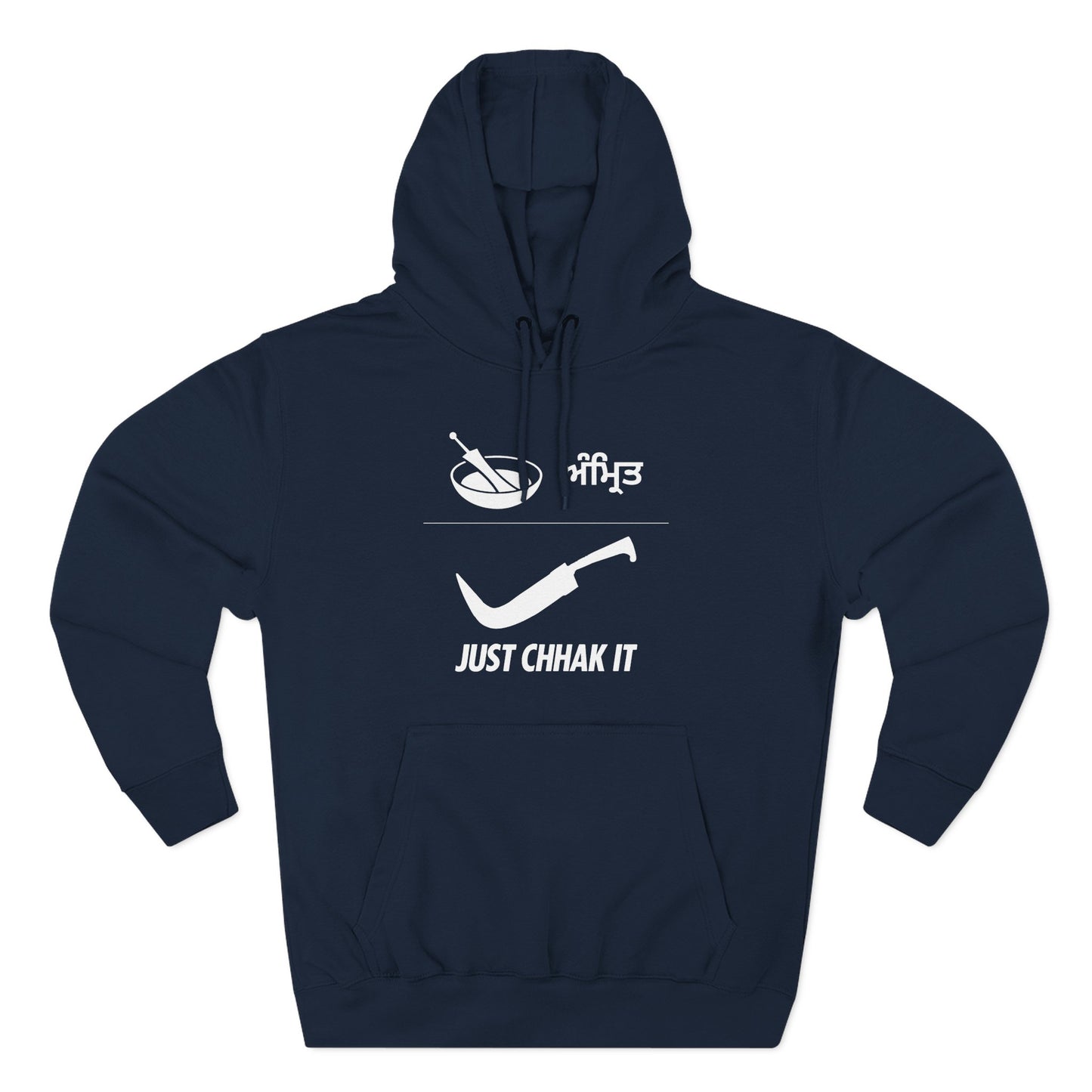Just Chhak It Three Panel Fleece Hoodie