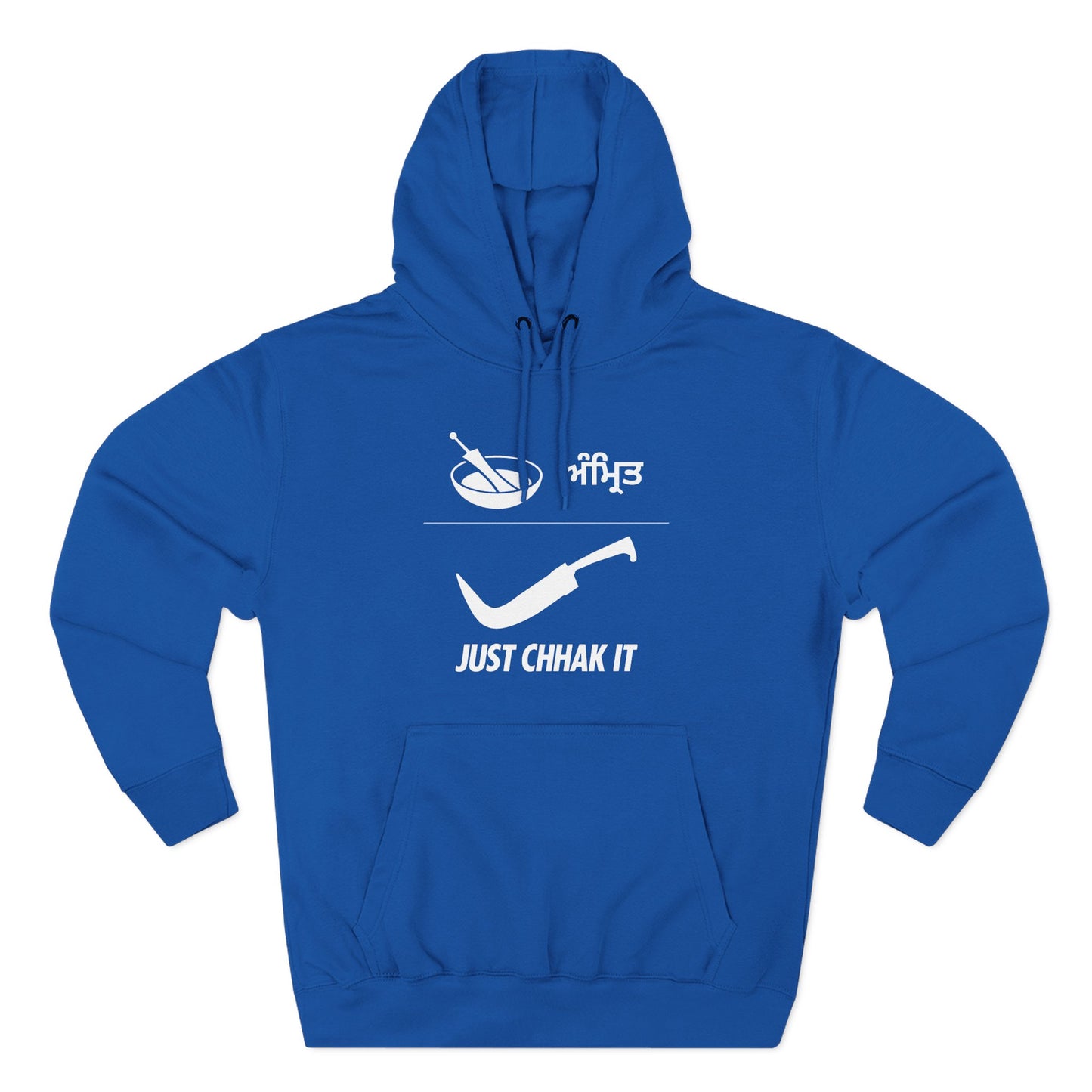 Just Chhak It Three Panel Fleece Hoodie