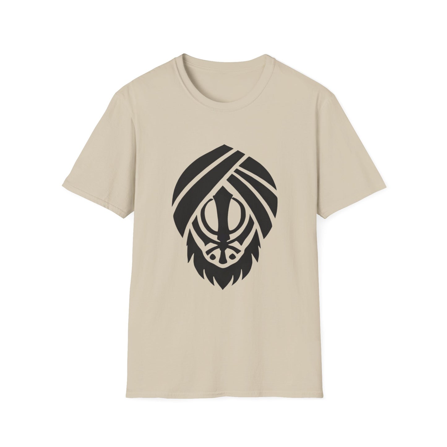 Khanda Behind Turban T-shirt
