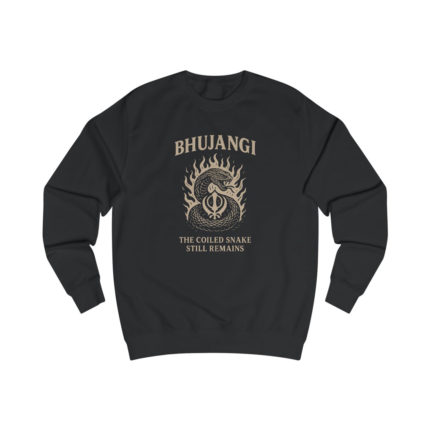 Bhujangi: Coiled Snake Still Remains Sweatshirt