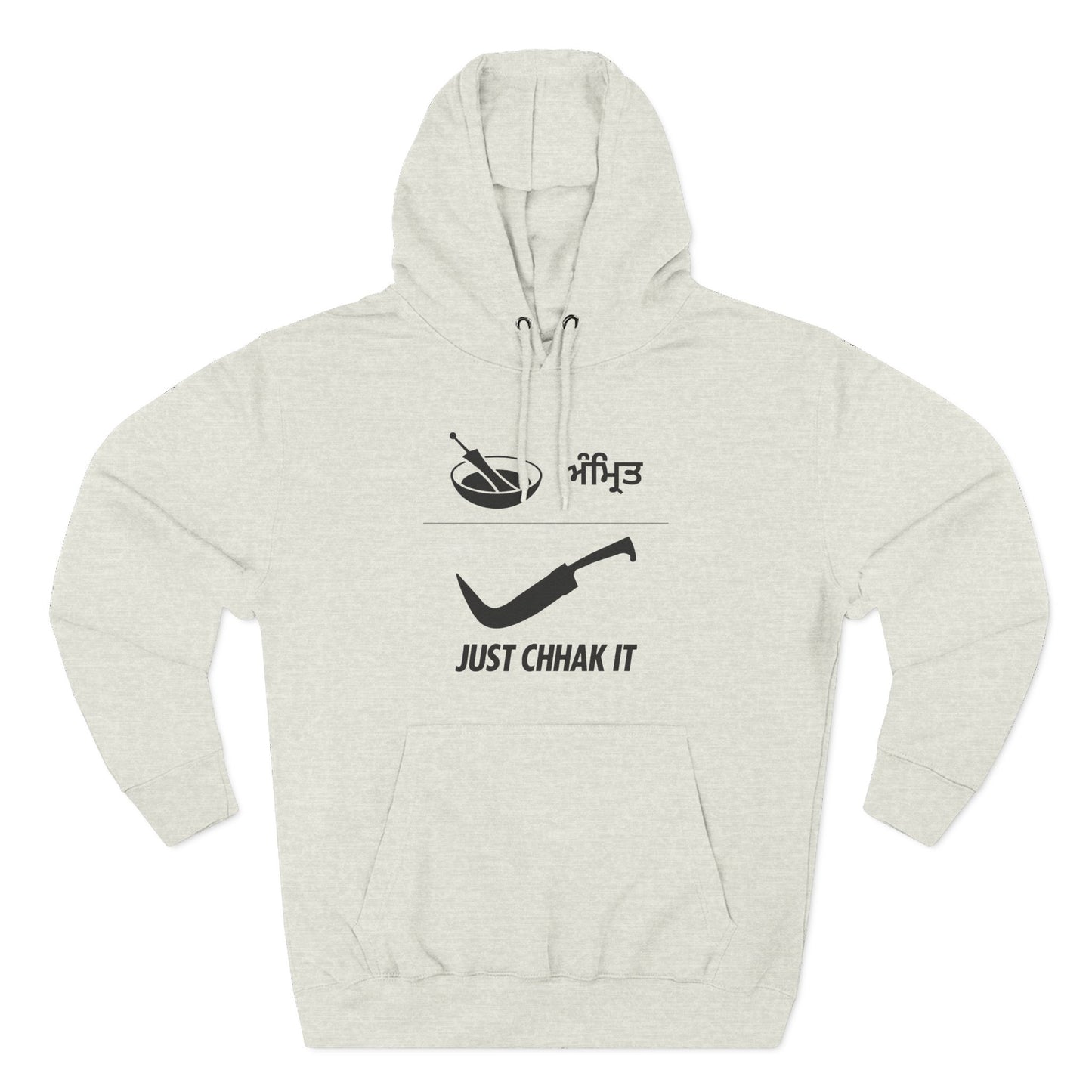 Just Chhak It Three Panel Fleece Hoodie