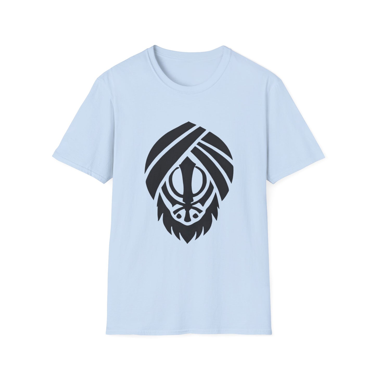 Khanda Behind Turban T-shirt