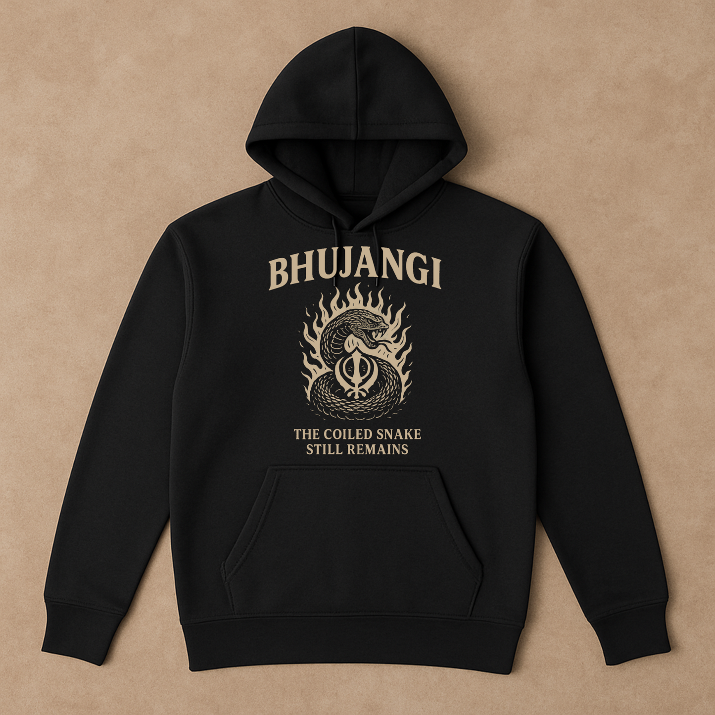 Bhujangi: Coiled Snake Still Remains Hoodie
