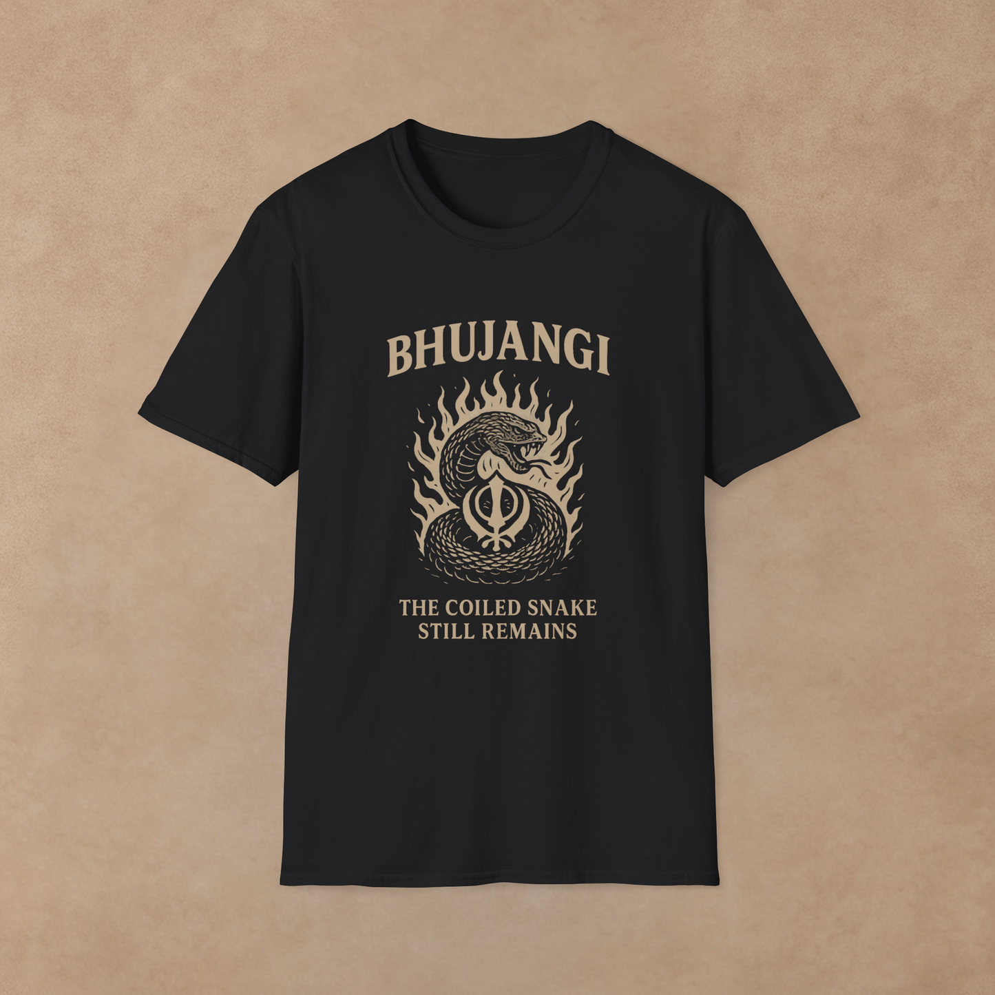 Bhujangi: Coiled Snake Still Remains T-Shirt