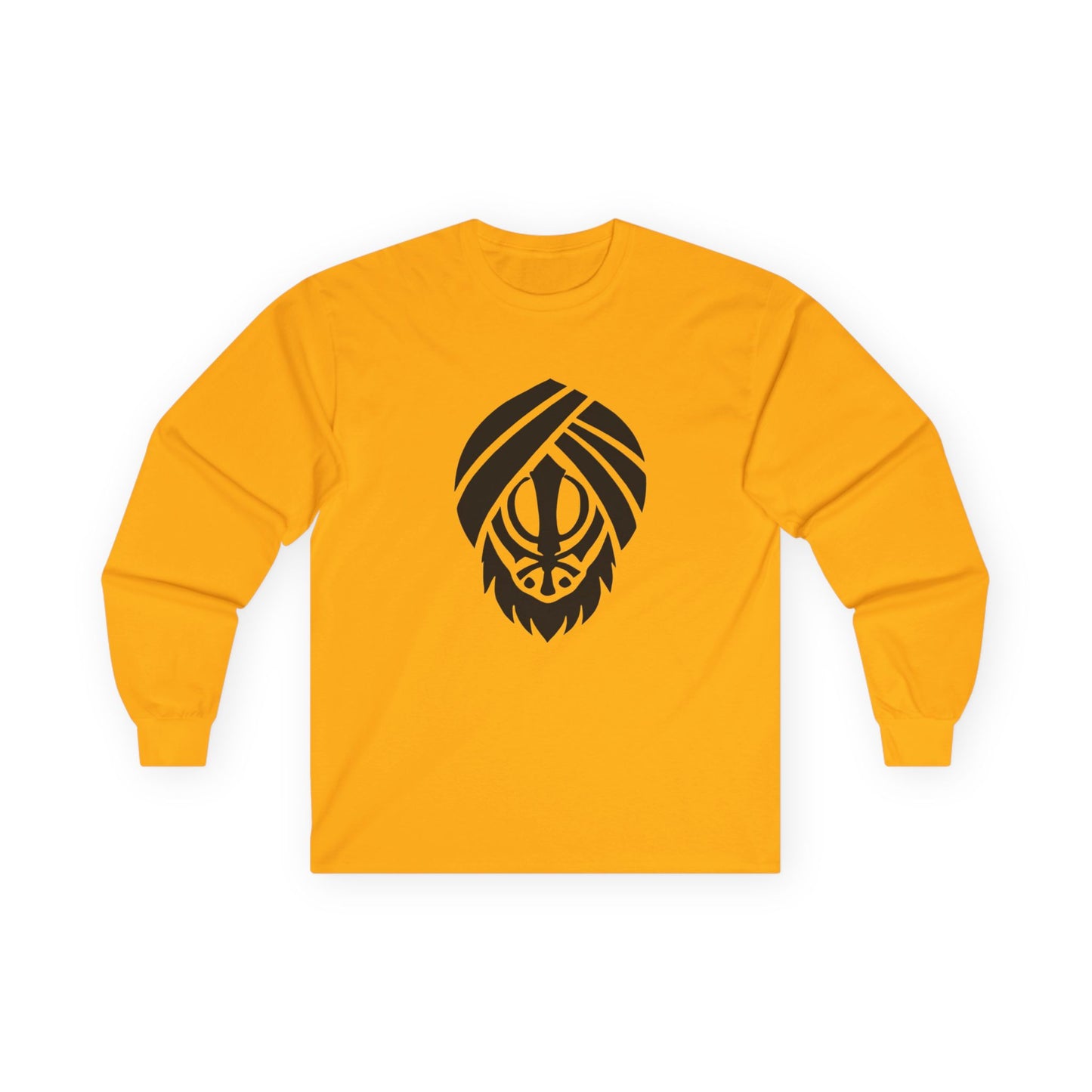 Khanda Behind Turban Long Sleeve Tee