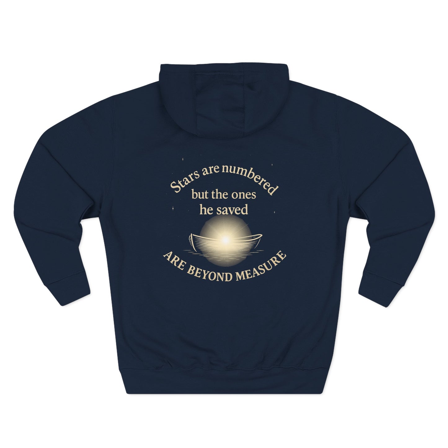 Saviour of Humanity Premium Three Panel Fleece Hoodie