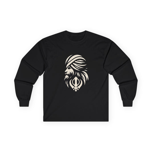 Sikh Lion Khanda Long Sleeve Tee