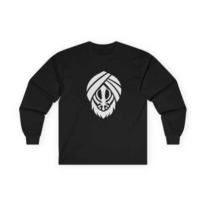 Khanda Behind Turban Long Sleeve Tee