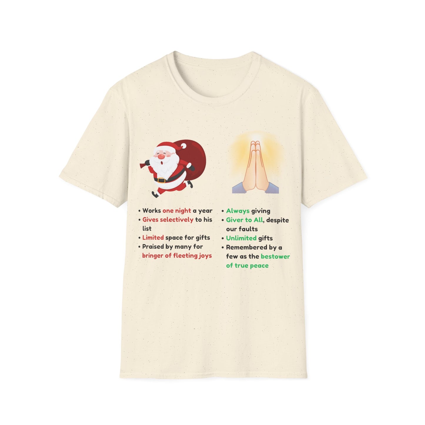 Santa or the Real Giver T-Shirt