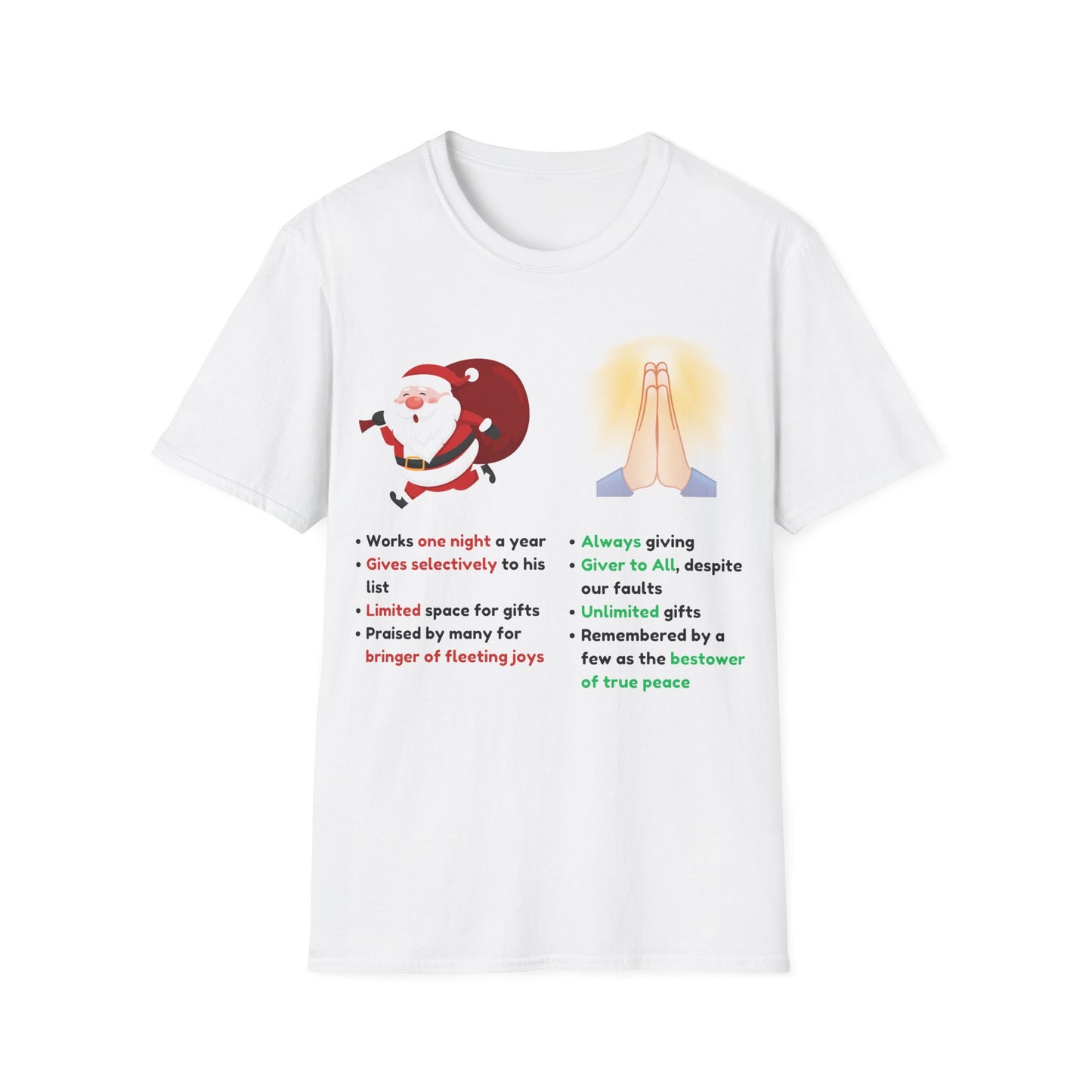 Santa or the Real Giver T-Shirt