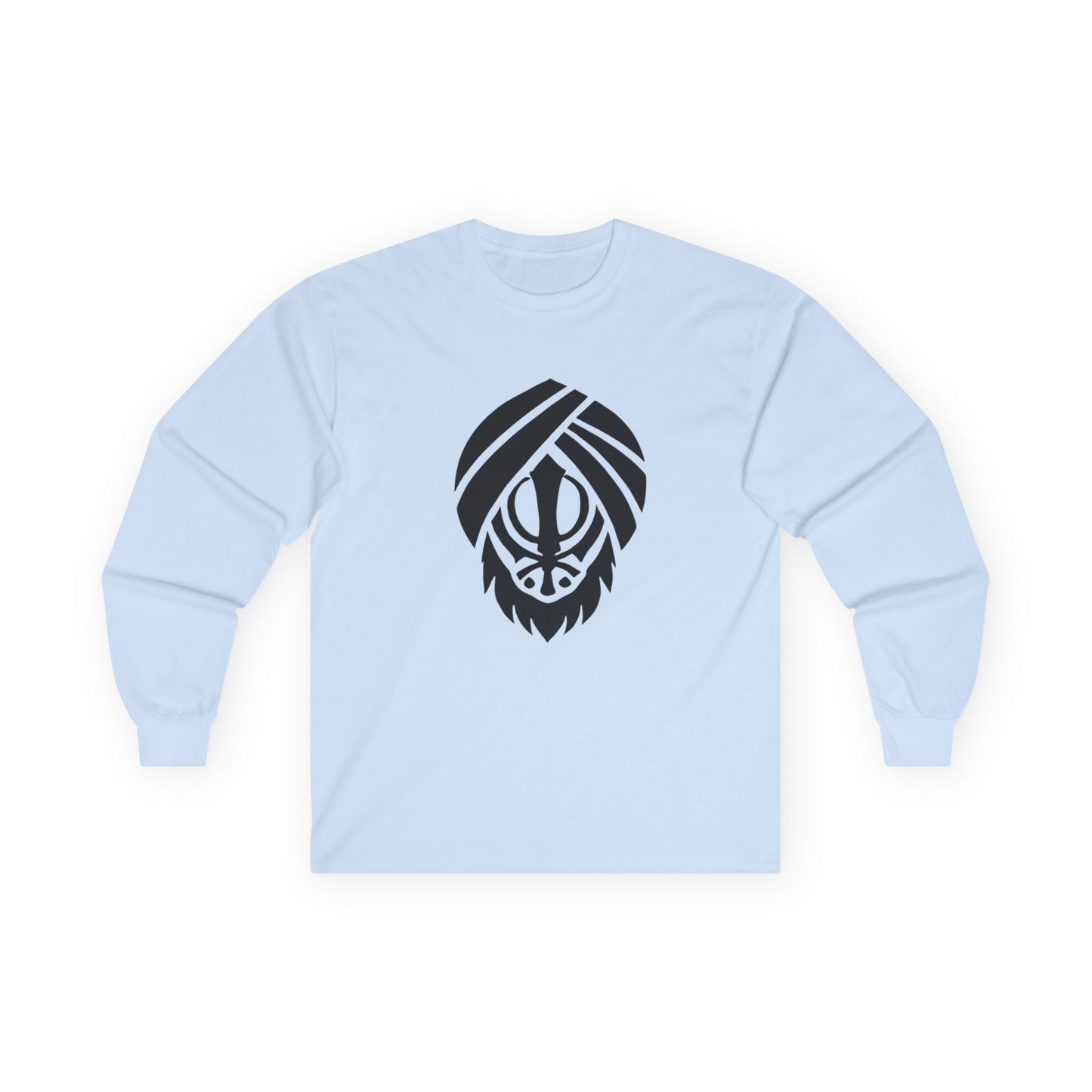 Khanda Behind Turban Long Sleeve Tee