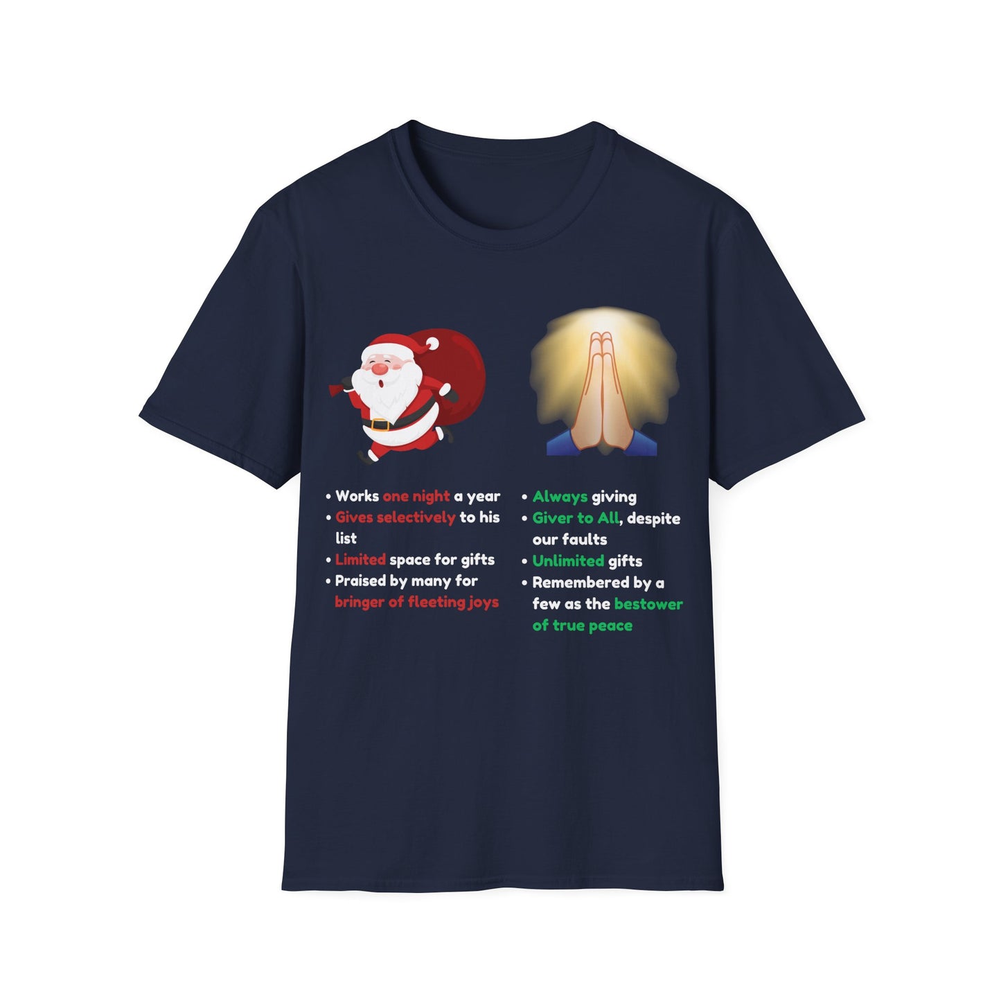 Santa or the Real Giver T-Shirt