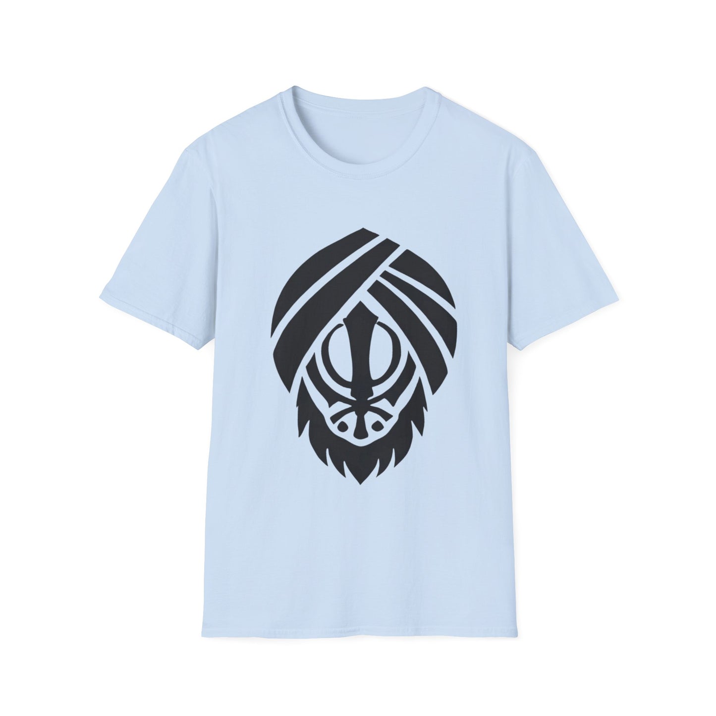 Khanda Behind Turban T-shirt