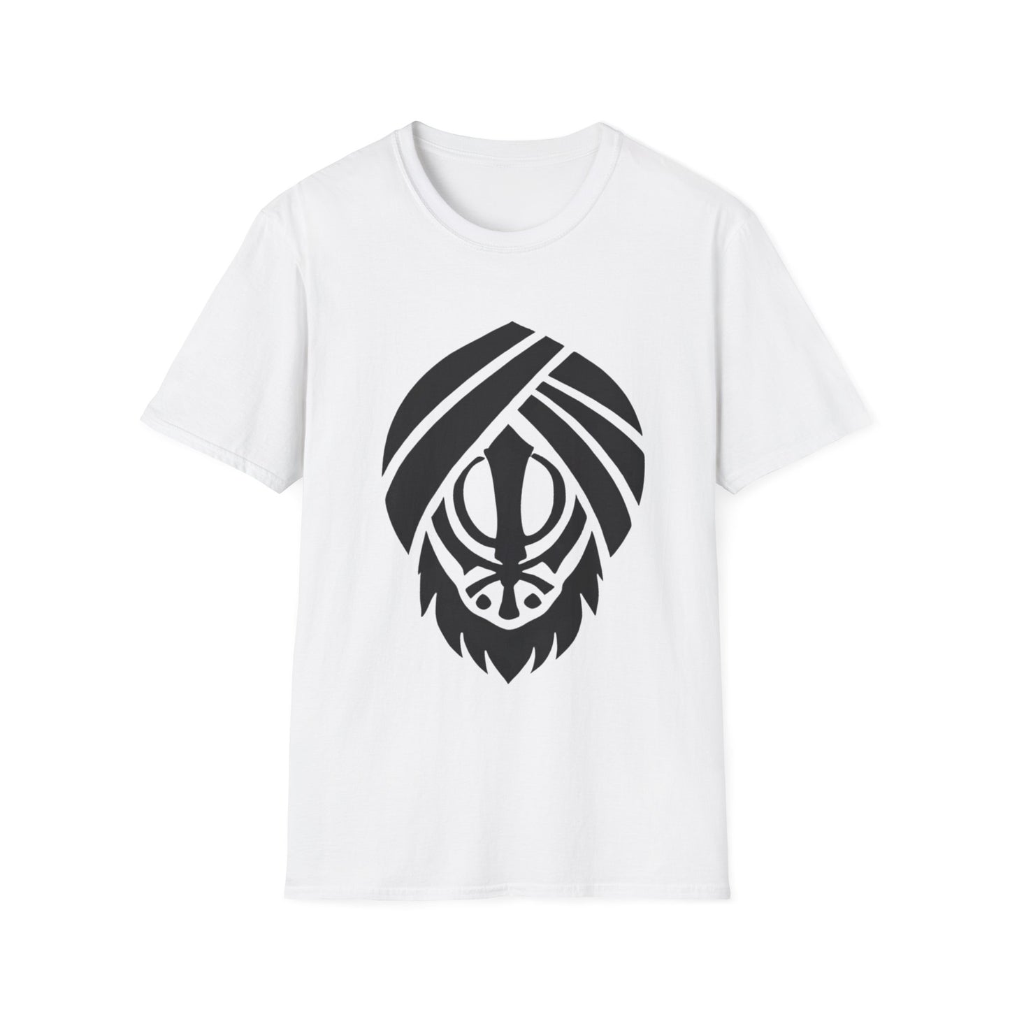 Khanda Behind Turban T-shirt