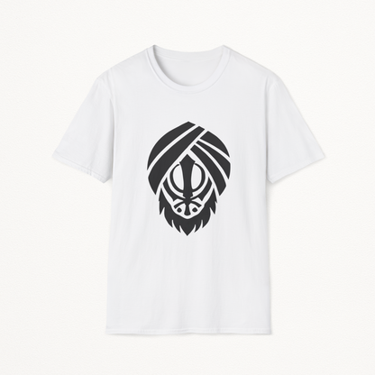 Khanda Behind Turban T-shirt