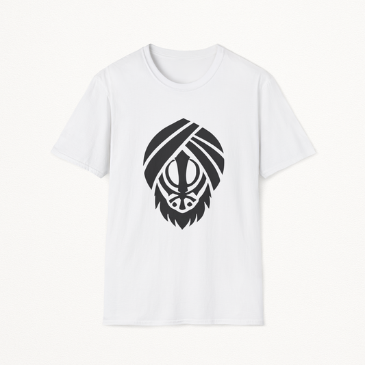 Khanda Behind Turban T-shirt