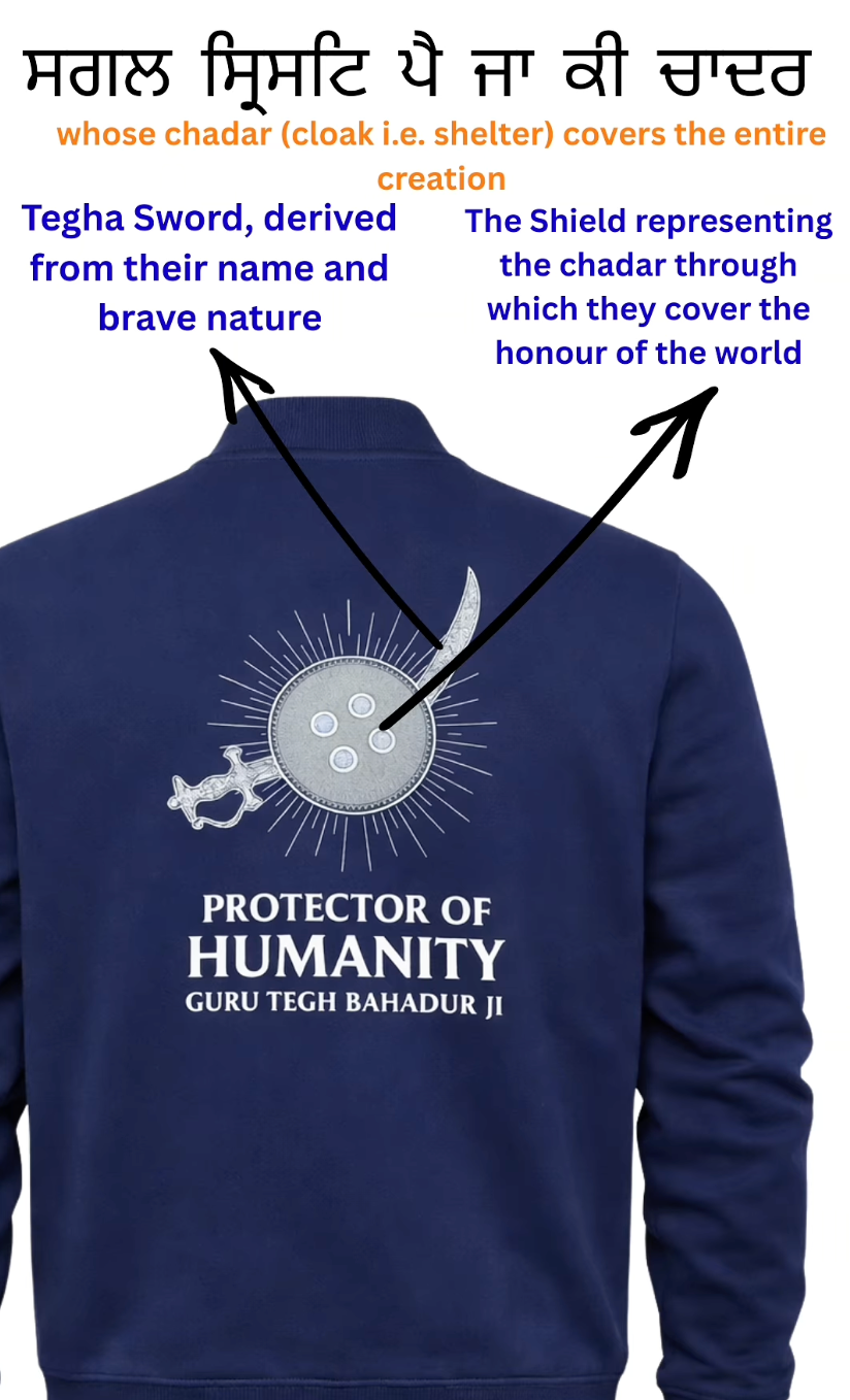 Protector of Humanity Blue Zip Fleece