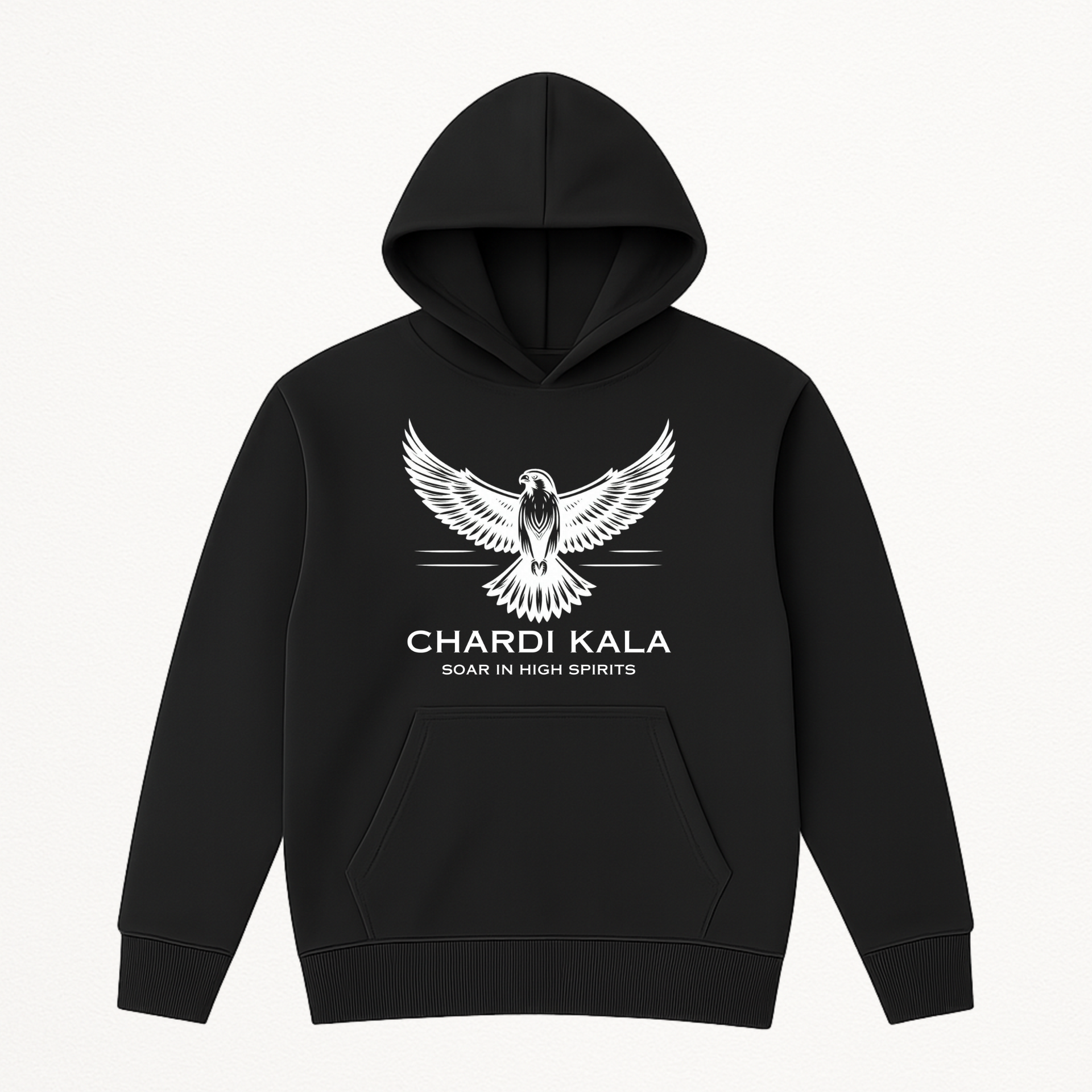 Chardi Kala Three-Panel Fleece Hoodie – Looking Sikh