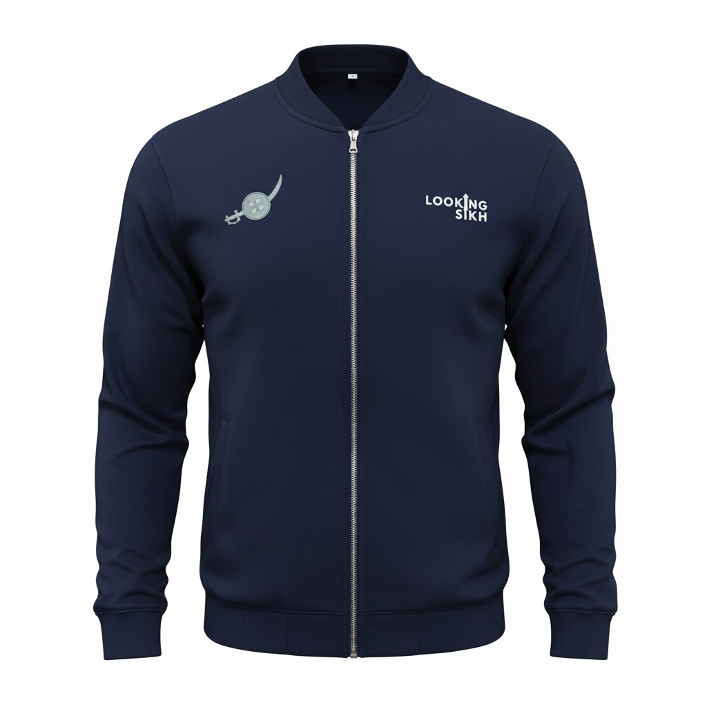 Protector of Humanity Blue Zip Fleece