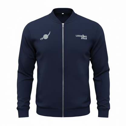 Protector of Humanity Blue Zip Fleece